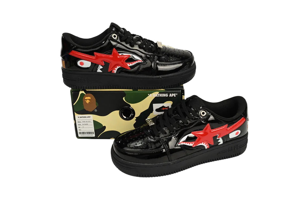 Bapesta Low M2 'Shark Face - Black'